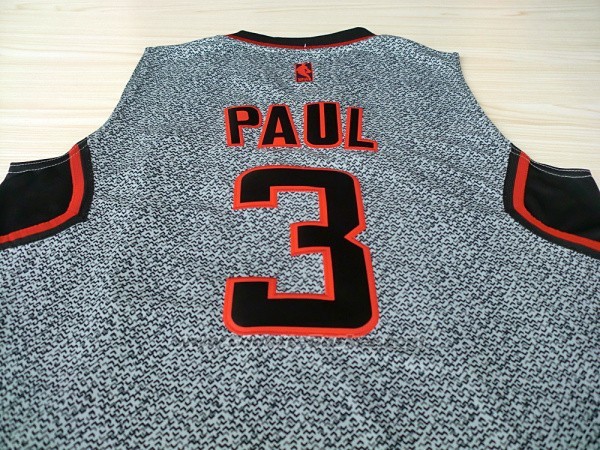 Maglia Moda Statico Los Angeles Clippers Chris Paul #3 Grigio